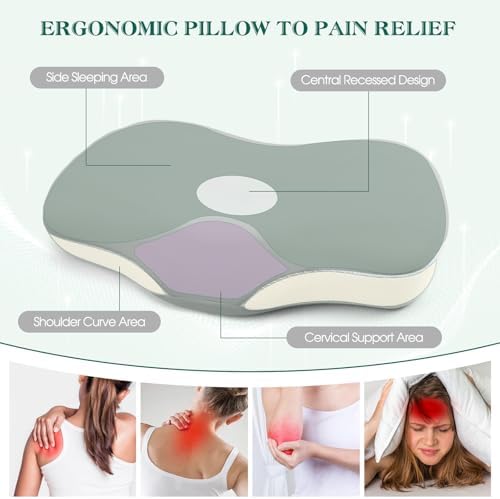 Ergonomic Cervical Pillow with Cooling