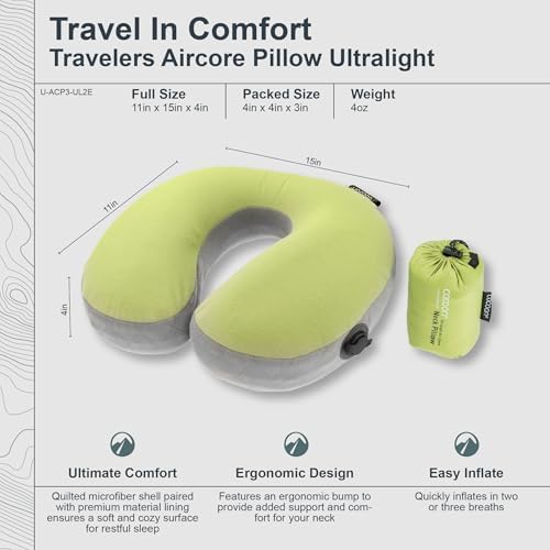 COCOON Premium Ergo Aircore Pillow Ultralight One Size