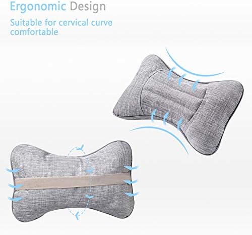 Ergocar 2-Pack Car Neck Pillow