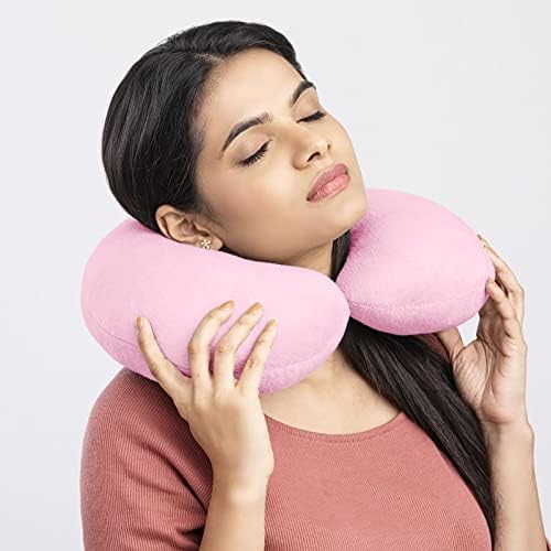 Yiwula Memory Foam Travel Pillow for Neck Support