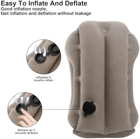 45-Degree Ergonomic Travel Pillow for Enhanced Comfort