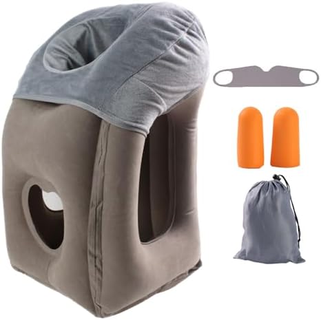 AGEFEREO Neck Pillow for Airplane Travel Support