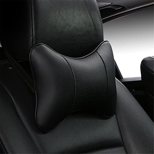 Car Neck Pillow relieve Headache PU Leather for Car Genuine Fiber