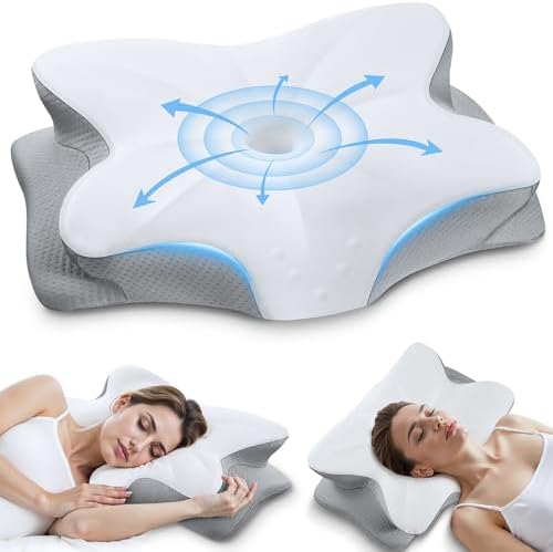 Memory Foam Cervical PillowCool SupportiveErgonomic DesignSleep Comfort