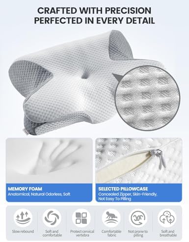 Adjustable Memory Foam Neck Pillow