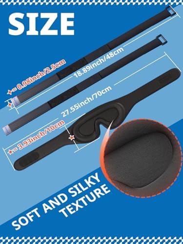 SARISUN Travel Head Strap Eye Mask 360 Comfort for Air Flights