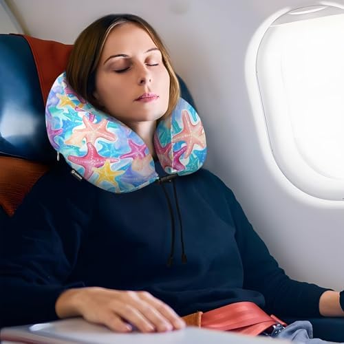 Adjustable Memory Foam Neck Pillow for Air Travel
