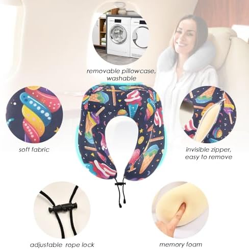 Neck Travel Pillow for Airplanes