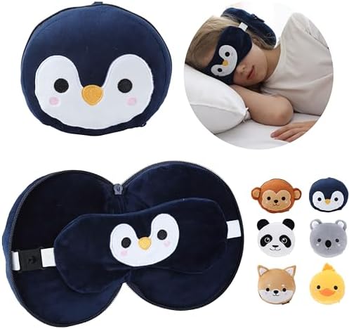 ecoZen Travel Pillow Set with Eye Mask