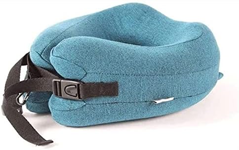 Anerji Memory Foam Travel Pillow Neck Support Easy Travel Design