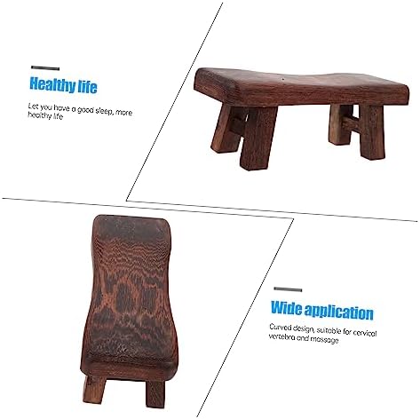 1pc Cervical Support Ergonomic Pillow for Handmade Hardwood Design