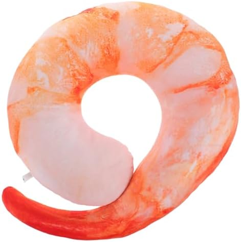Holidoyo Versatile Shrimp Shaped Travel Pillow for Adults
