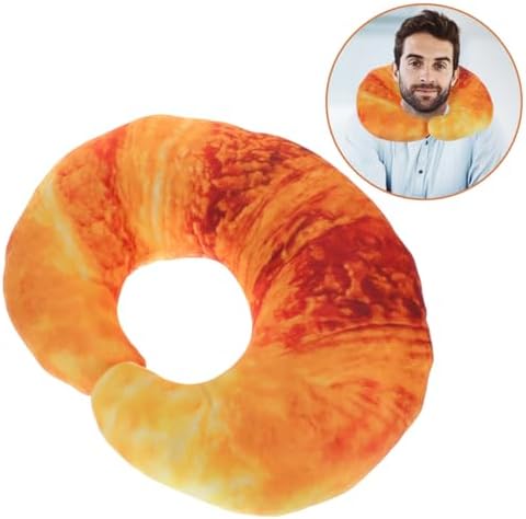 Wesievya 1pc Croissant Shape Neck Pillow Comfort Support
