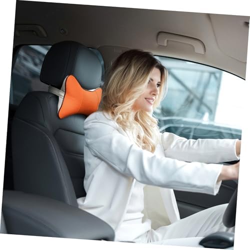 HONMEETNeck Pillow Car for Safety Comfort 2pcs Universal Fit Cervical Pillow