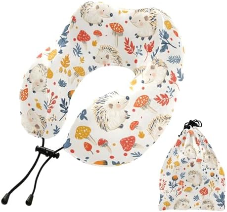 ALAZA Neck Travel Pillow with Memory Foam and Soft Cover 1