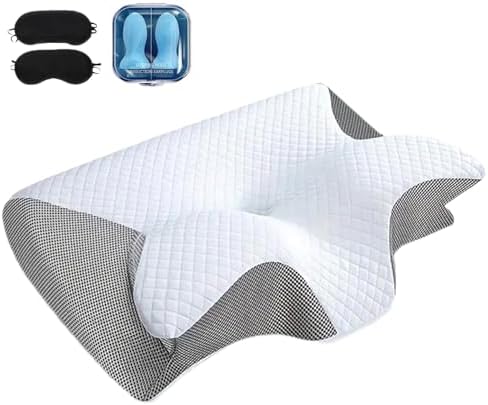 Memory Foam Neck Pillow Ergonomic Design