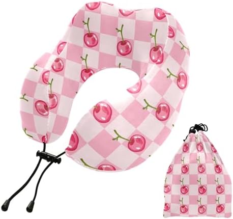 ALAZA Lightweight Ergonomic Travel Pillow for Airplane Neck Support