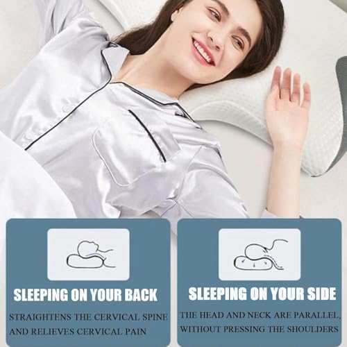 Memory Foam Neck Pillow Ergonomic Design