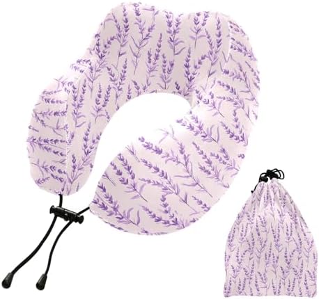 ALAZA Neck Travel Pillow with Memory Foam and Soft Cover