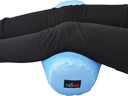 NOVA Full Satin Roll Pillow - Light Blue