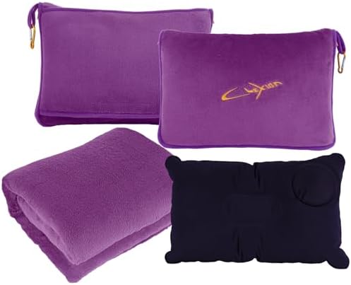 CLEXION Travel Blanket Pillow 3-in-1