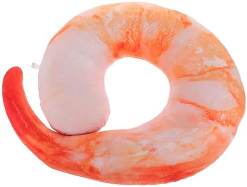Holidoyo Versatile Shrimp Shaped Travel Pillow for Adults
