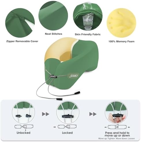 Memory Foam Travel Neck Pillow