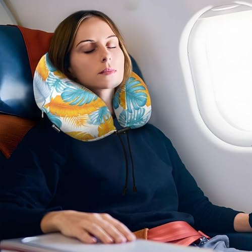 ALAZA Neck Travel Pillow for Sleeping Airplanes