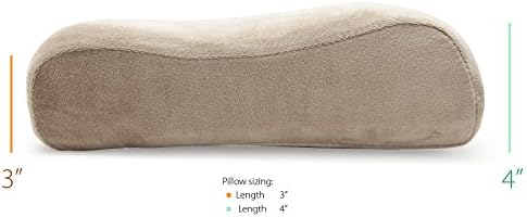 PCP Memory Foam Neck Pillow Travelsize w Removable Cover