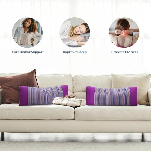 JOERRES Buckwheat Pillow for Neck Cervical 21x8x3inch