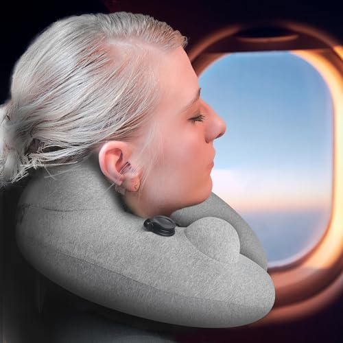 Adjustable Travel Pillow with Split-Hump Design