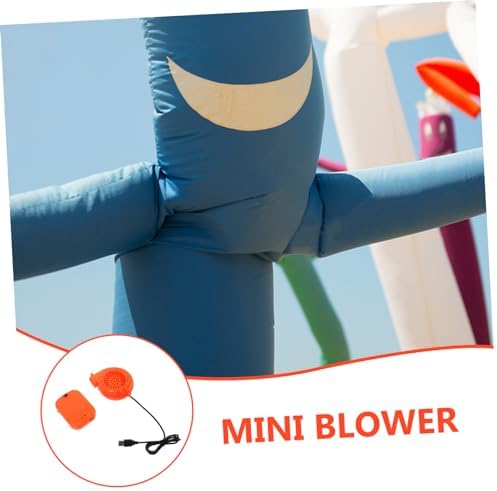 Inflatable Clothing Fan Battery-Powered AC Blower Compact Durable