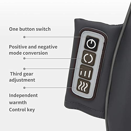 Deep Tissue Shiatsu Massager with Heat Perfect for Relaxation