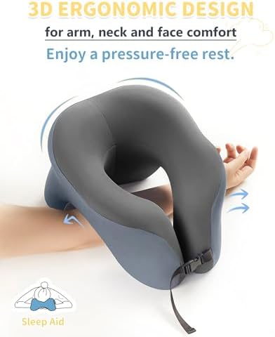 Adjustable 360 Travel Pillow for Airplanes