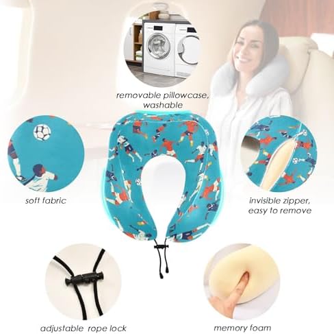 Extraordinary Comfort Neck Travel Pillow for Airplanes More