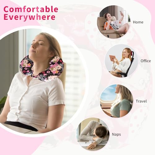 Memory Foam Betty Boop Travel Neck Pillow