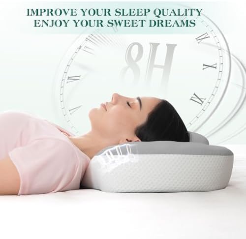 Ergonomic Cervical Pillow with Cooling
