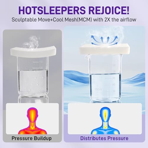 Memory Foam Adjustable Cervical Pillow for Neck Pain Relief