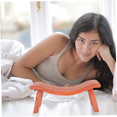 GRIRIW Ergonomic Wooden Neck Pillow for Sleep Neck Support