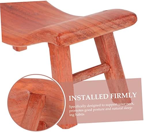 Ergonomic Wooden Pillow for Neck Support Sleep