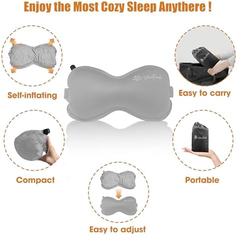 Ergonomic Travel Pillow for Back Neck Support