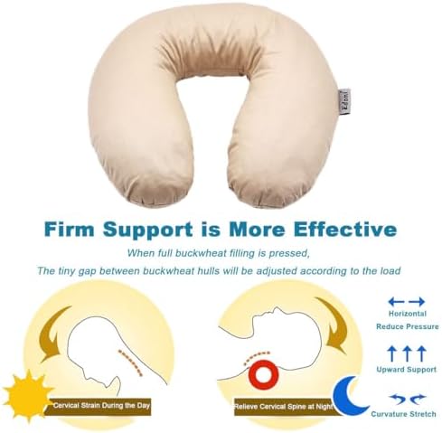 Relax in Style Buckwheat Neck Pillow