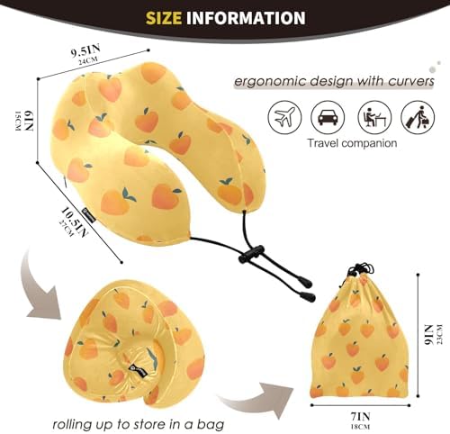 ALAZA Memory Foam Neck Travel Pillow