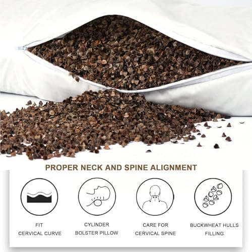 Edomi Neck Roll Pillow for Sleeping and Back Support