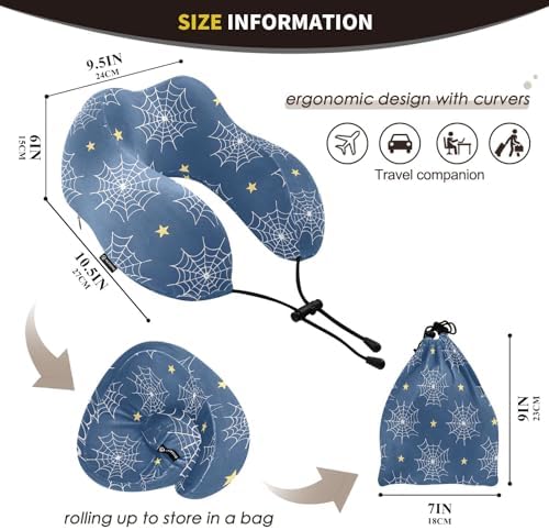 ALAZA Travel Neck Pillow Perfect for Airplanes Ideal for Comfort