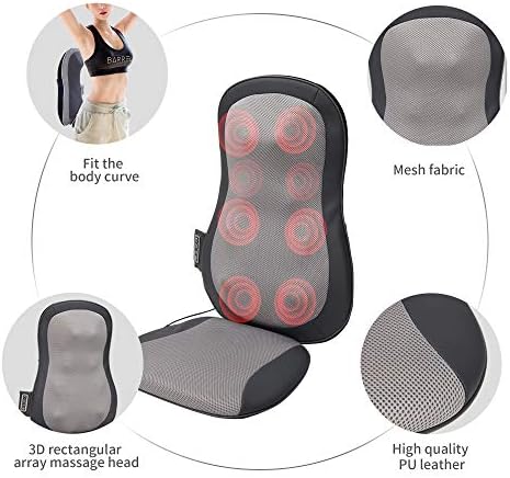 Deep Tissue Shiatsu Massager with Heat Perfect for Relaxation