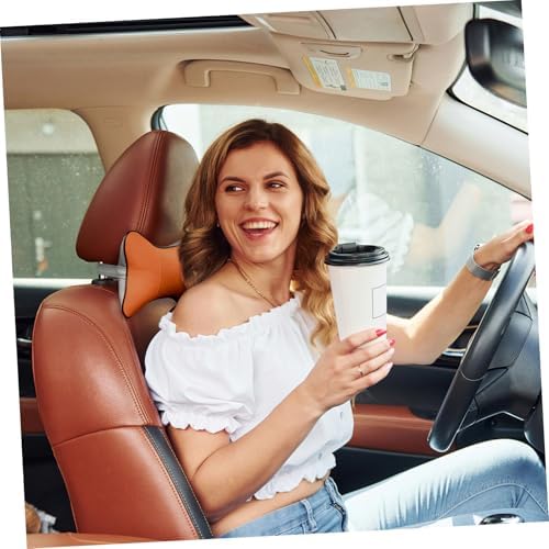 HONMEETNeck Pillow Car for Safety Comfort 2pcs Universal Fit Cervical Pillow