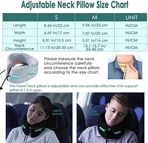 BAKLUCK Ergonomic Travel Neck Pillow - Comfort for Airplane Office Use