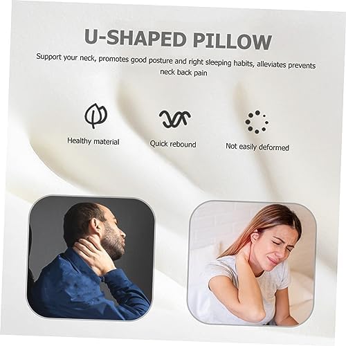 TopperFun U-Shaped Neck Pillow for Travel and Home