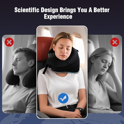 Benesfield Ergonomic Travel Neck Pillow